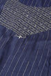 Navy Blue LIVA Metallic Straight Kurta Pants Suit Set image number 1