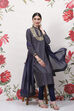 Rohit Bal Cream Cotton Silk Straight Yarndyed Suit Set image number 7