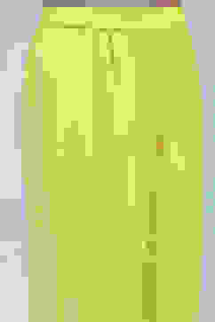 Yellow Cotton Embroidered Gathered Suit Set image number 2