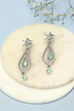 Mint Green Brass Earrings