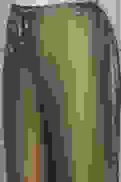 Gold Polyester Straight Palazzos image number 1