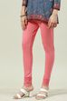 Camel Cotton Blend Solid Churidar image number 2