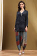 Indigo Printed Straight Short Kurta Set image number 6