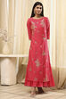Black Poly Chanderi  Dress image number 6