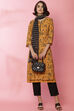 Black And Off White Viscose Printed Stole image number 2