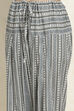 White and Slate Grey Cotton Schiffli Unstitched Suit Set image number 3