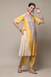 Mud Ochre LIVA Straight Printed 2 Piece Set image number 5