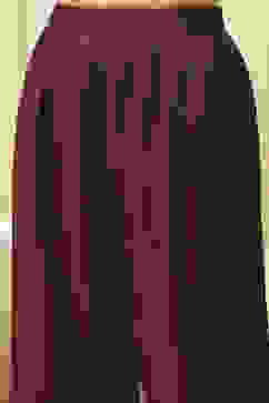 Maroon Chanderi Printed Embroidered Unstitched Suit Set image number 3