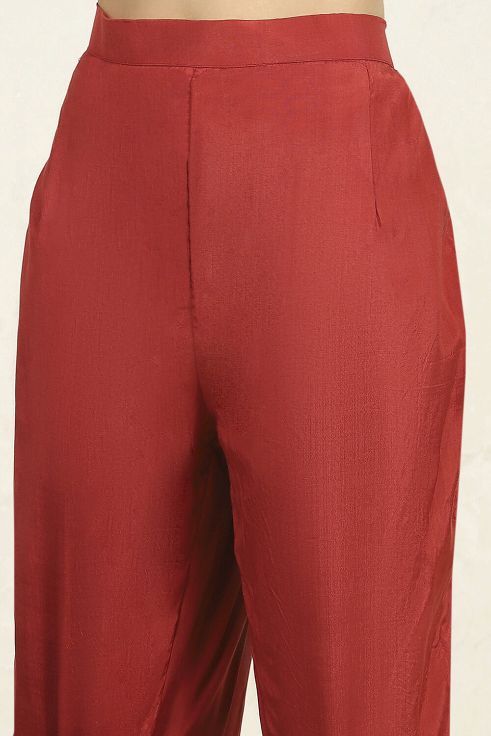 Teal Chanderi Unstitched Suit Set image number 3