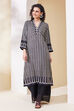 Black Viscose Rayon Straight Kurta image number 5