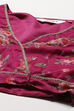 Pink Polyester Straight Lehenga Set image number 1