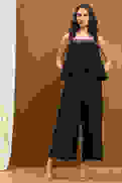 Black Polyester Jumpsuit image number 0