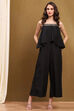 Black Polyester Jumpsuit image number 0
