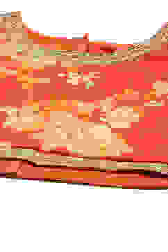 Orange Cotton Lehenga Set image number 1