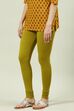 Camel Cotton Blend Solid Churidar image number 2
