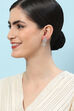 White Brass Earrings image number 3