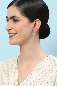 White Brass Earrings image number 3