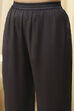 Black Tissue Machine Embroidered Unstitched Suit Set image number 3