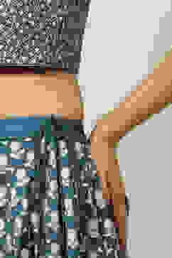 Teal Art Silk Lehenga Set image number 3