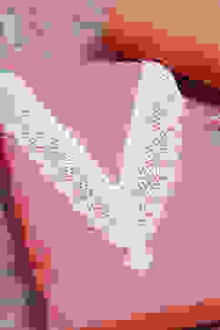 Salmon Pink Linen Digital Print Unstitched Suit Set image number 4