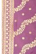 Purple Jacquard Traditional Weaving Unstitched Suit Set image number 4