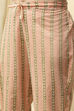 Blue Cotton Hand Block Print Unstitched Suit Set image number 3