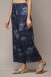 Indigo LIVA Straight Pants image number 3