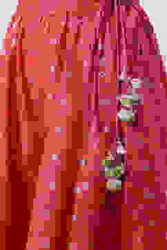 Fuchsia Cotton Sharara Set Kurta Sharara Suit Set image number 3