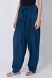 Navy Blue Cotton Solid Salwar image number 2