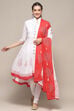 Turquoise Cotton Anarkali Solid Kurta Churidar Suit Set image number 7