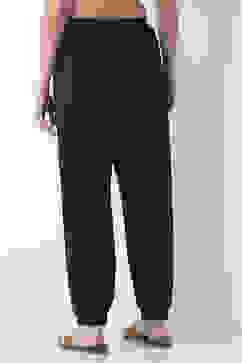 Blue Viscose Lycra Harem Pants image number 5