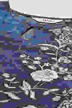 Indigo Rayon Straight Suit Set image number 3