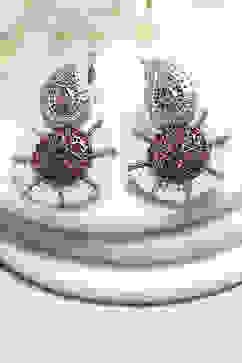 Pink Alloy Drop & Danglers image number 0