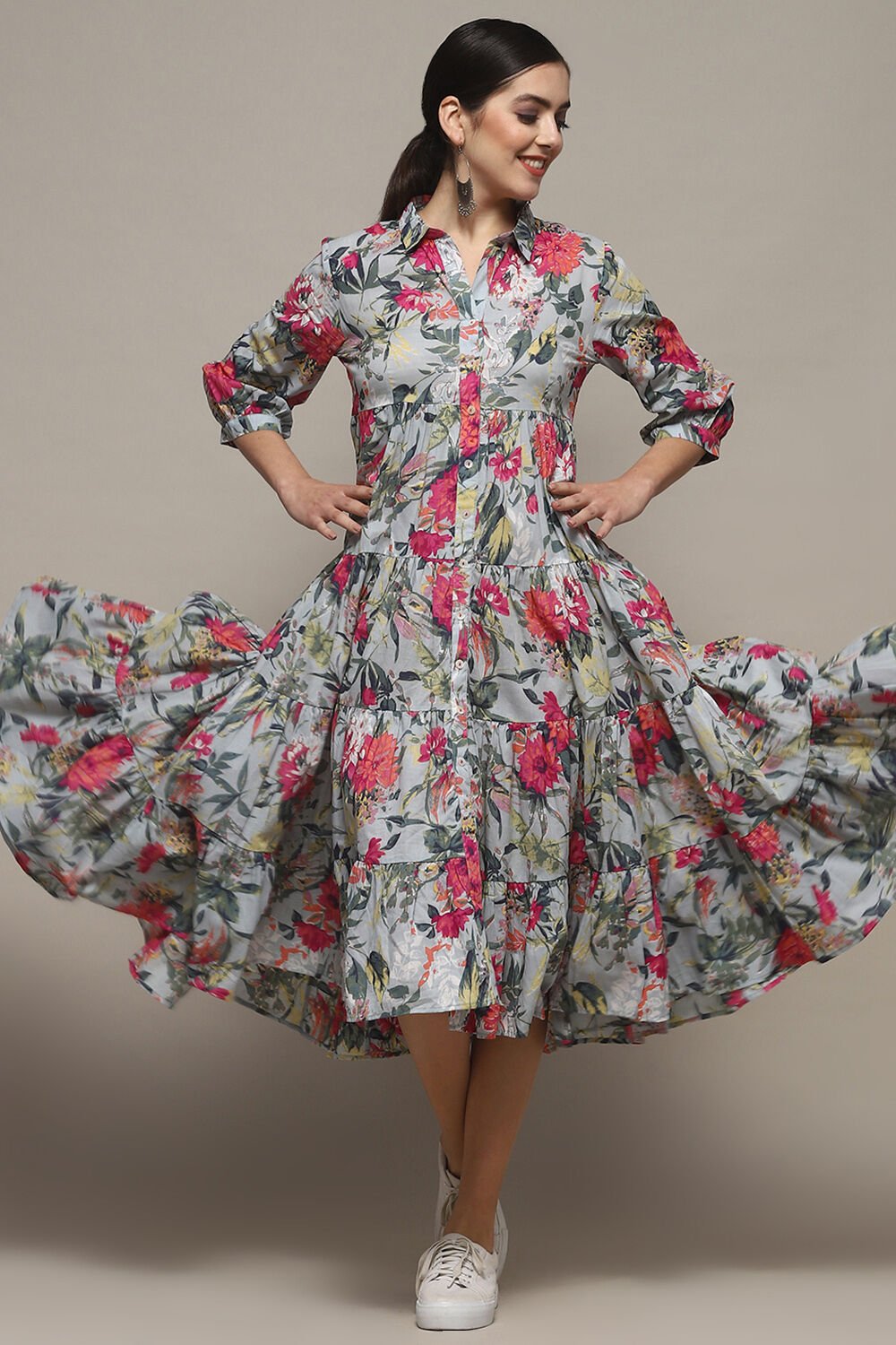 Cotton long frocks for sales womens