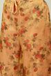 Peach Printed Straight Kurta Palazzo Suit Set image number 2