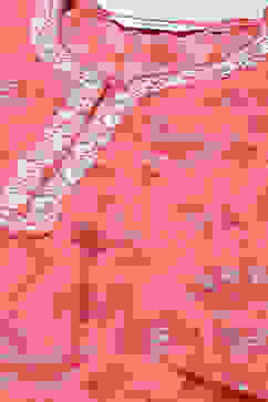 Coral Cotton Straight Kurta Palazzo Suit Set image number 1