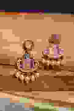 Light Pink Brass Drop & Danglers image number 0