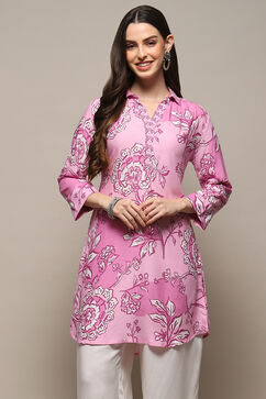 Lilac Rayon Straight Kurta image number 5