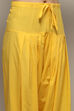 Yellow White Cotton Unstitched Suit set image number 3