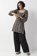 Black Cotton Solid Salwar image number 0