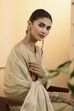 Gold Poly Zari Dupatta image number 1