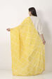 Yellow Mul Chanderi Dupatta image number 1