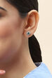 Green 925 Sterling Silver Earrings image number 1