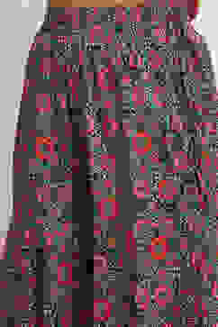 Coral Embroidered Festive Kalidar Suit Set image number 2