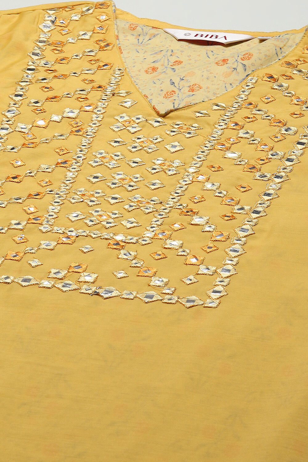 Powder Blue Cambric Narrow Kurta Pant Suit Set image number 1