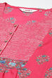 Red Cotton Straight Kurta Palazzo Suit Set image number 1