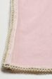 Pink Cotton Blend Flared Kurta Churidar Suit Set image number 4