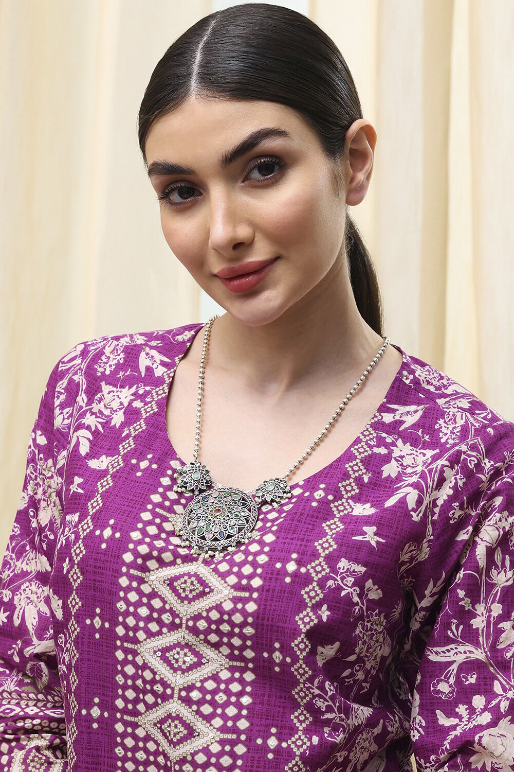 Multi Brass Necklace image number 3