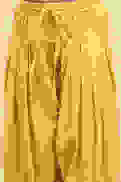 Yellow Cotton Tiered Printed Kurta Salwar Set image number 2