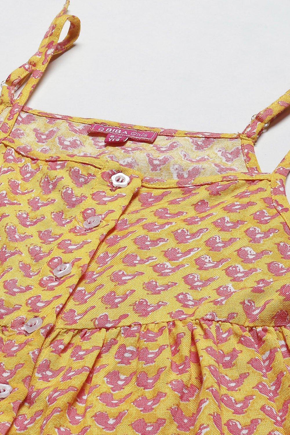 Yellow Rayon Straight 2 Piece Set image number 1